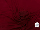 JERSEY ASPECT CRÊPE VISCOSE FROIDE 8% EA ROUGE RUBY - My Little Coupon