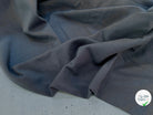 JERSEY COTON 2% ÉLASTHANNE TUBULAIRE 70CM CÔTE 1X1 ASPHALT - My Little Coupon