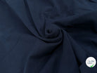 JERSEY COTON 2% ÉLASTHANNE TUBULAIRE 70CM CÔTE 1X1 BLEU ESSENTIEL - My Little Coupon