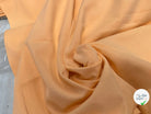 JERSEY COTON 2% ÉLASTHANNE TUBULAIRE 70CM CÔTE 1X1 BUFF ORANGE - My Little Coupon