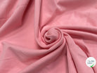 JERSEY COTON 2% ÉLASTHANNE TUBULAIRE 70CM CÔTE 1X1 CORAL GOLD - My Little Coupon
