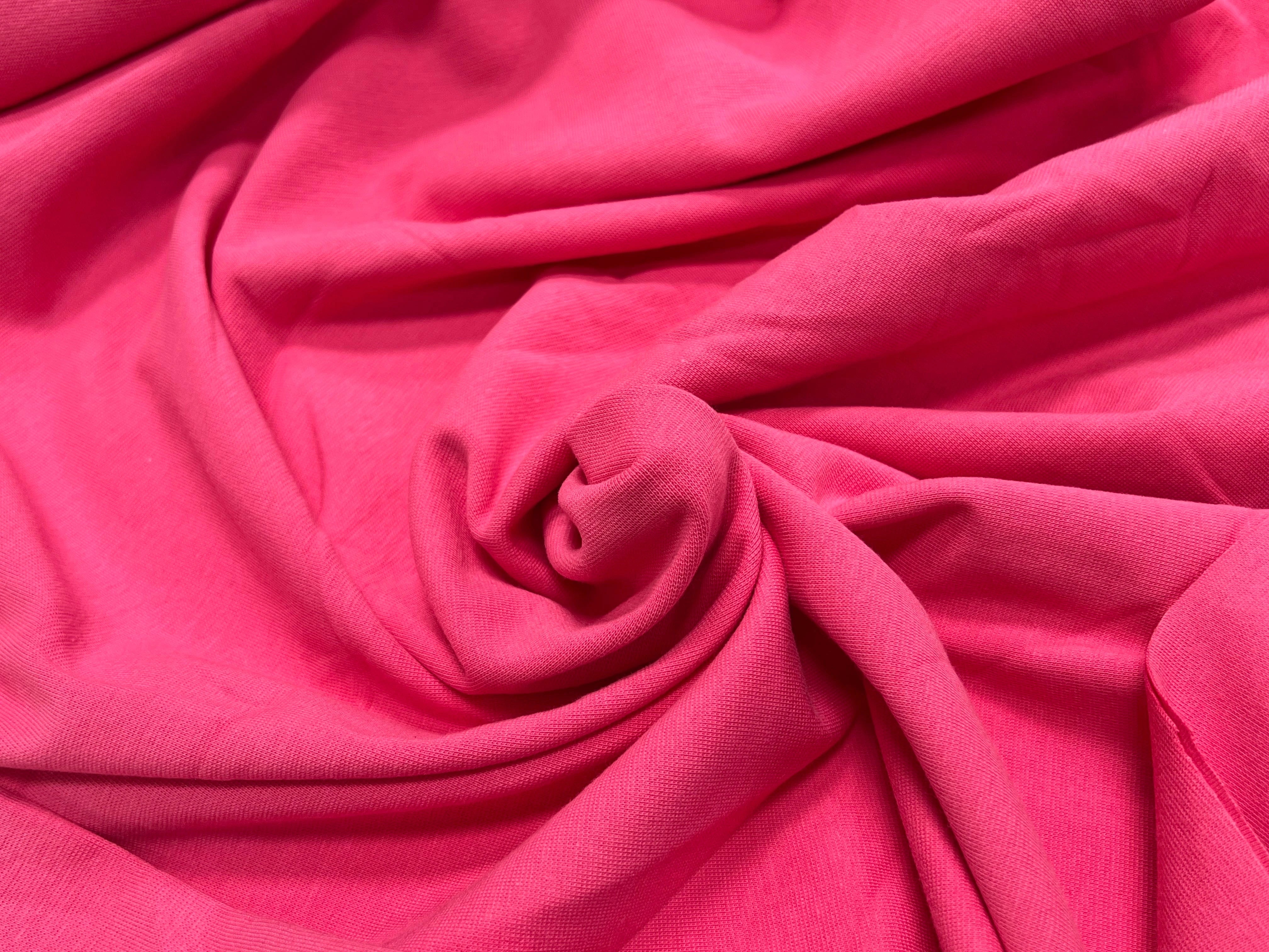 JERSEY COTON 2% ÉLASTHANNE TUBULAIRE 70CM CÔTE 1X1 HONEYSUCKLE - My Little Coupon
