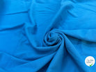 JERSEY COTON 2% ÉLASTHANNE TUBULAIRE 70CM CÔTE 1X1 IBIZA BLUE - My Little Coupon