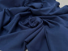 JERSEY COTON 2% ÉLASTHANNE TUBULAIRE 70CM CÔTE 1X1 INDIGO - My Little Coupon