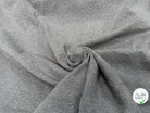 JERSEY COTON 2% ÉLASTHANNE TUBULAIRE 70CM CÔTE 1X1 LIGHT HEATHER GREY - My Little Coupon
