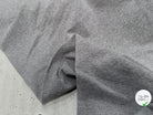 JERSEY COTON 2% ÉLASTHANNE TUBULAIRE 70CM CÔTE 1X1 LIGHT HEATHER GREY - My Little Coupon