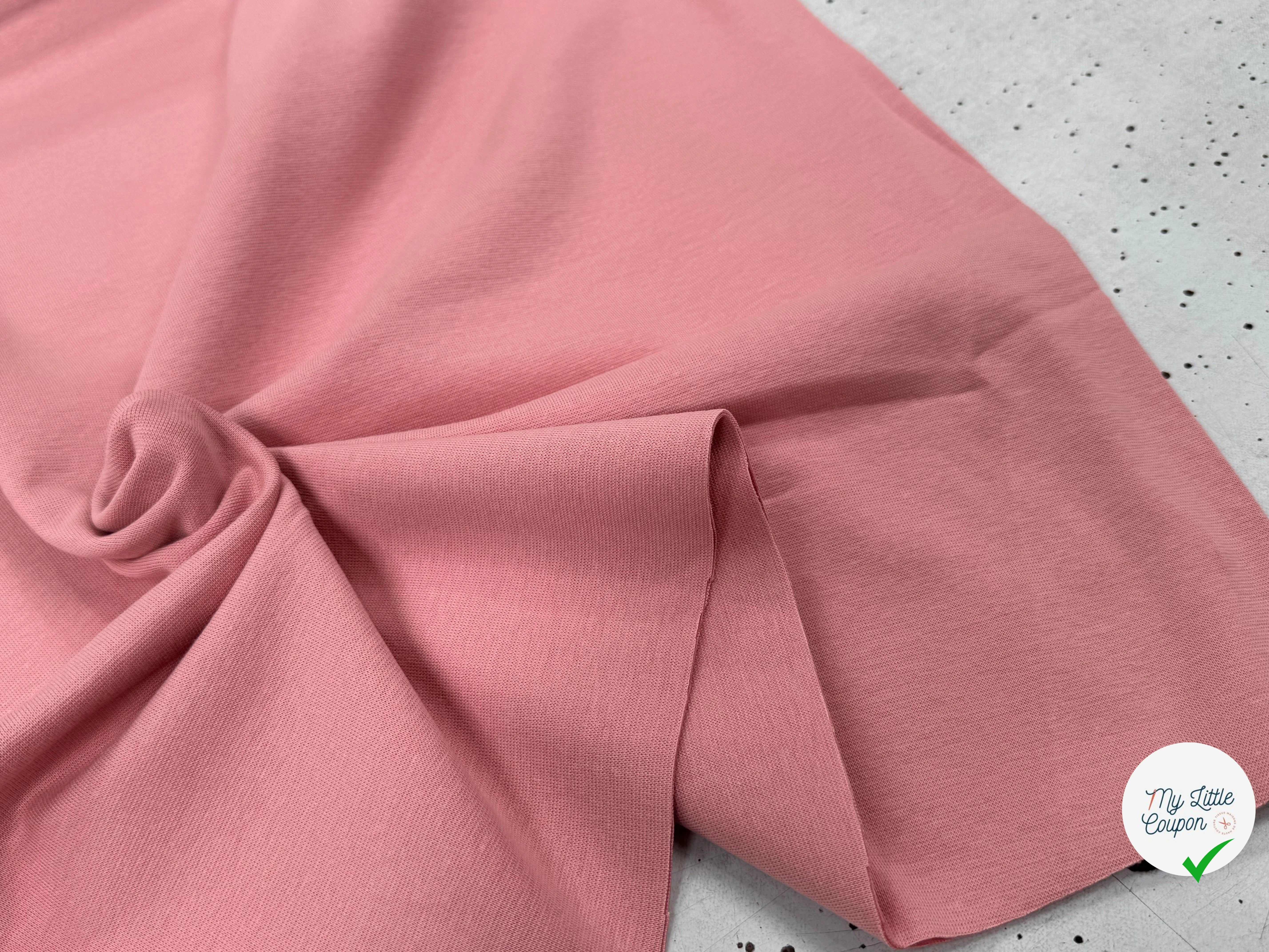 JERSEY COTON 2% ÉLASTHANNE TUBULAIRE 70CM CÔTE 1X1 ROSETTE - My Little Coupon