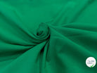 JERSEY COTON 2% ÉLASTHANNE TUBULAIRE 70CM CÔTE 1X1 VERT FOREZ - My Little Coupon