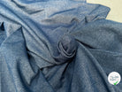 JERSEY COTON 2% ÉLASTHANNE TUBULAIRE 70CM CÔTE 1X1 VICTORY BLUE - My Little Coupon