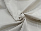 JERSEY COTON 2% ÉLASTHANNE TUBULAIRE 70CM CÔTE 1X1 WHITE ONYX - My Little Coupon