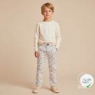 JERSEY COTON 5% ELASTHANNE MOTIFS COCCINELLES À RAYURES - My Little Coupon