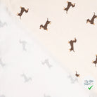 JERSEY COTON 5% ELASTHANNE MOTIFS TECKELS - My Little Coupon