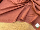 JERSEY COTON JASPÉ TERRE DE SIENNE LAIZE 170 - My Little Coupon
