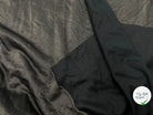 JERSEY COUTURE TRÈS FLUIDE NOIR MÉTALLISÉ GOLD - coupon de tissu de 3 mètres - My Little Coupon - tissu - coudre