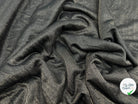 JERSEY COUTURE TRÈS FLUIDE NOIR MÉTALLISÉ GOLD - coupon de tissu de 3 mètres - My Little Coupon - tissu - coudre