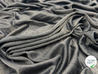 JERSEY COUTURE TRÈS FLUIDE NOIR MÉTALLISÉ GOLD - coupon de tissu de 3 mètres - My Little Coupon - tissu - coudre