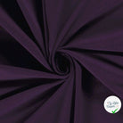 JERSEY DE COTON BELLE TENUE AUBERGINE - My Little Coupon