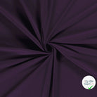 JERSEY DE COTON BELLE TENUE AUBERGINE - My Little Coupon