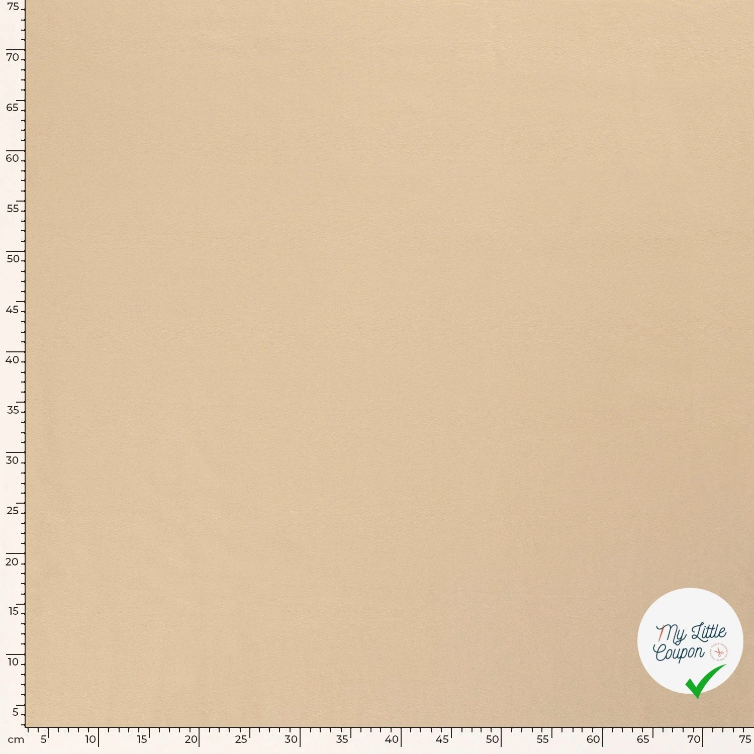 JERSEY DE COTON BELLE TENUE BEIGE - My Little Coupon