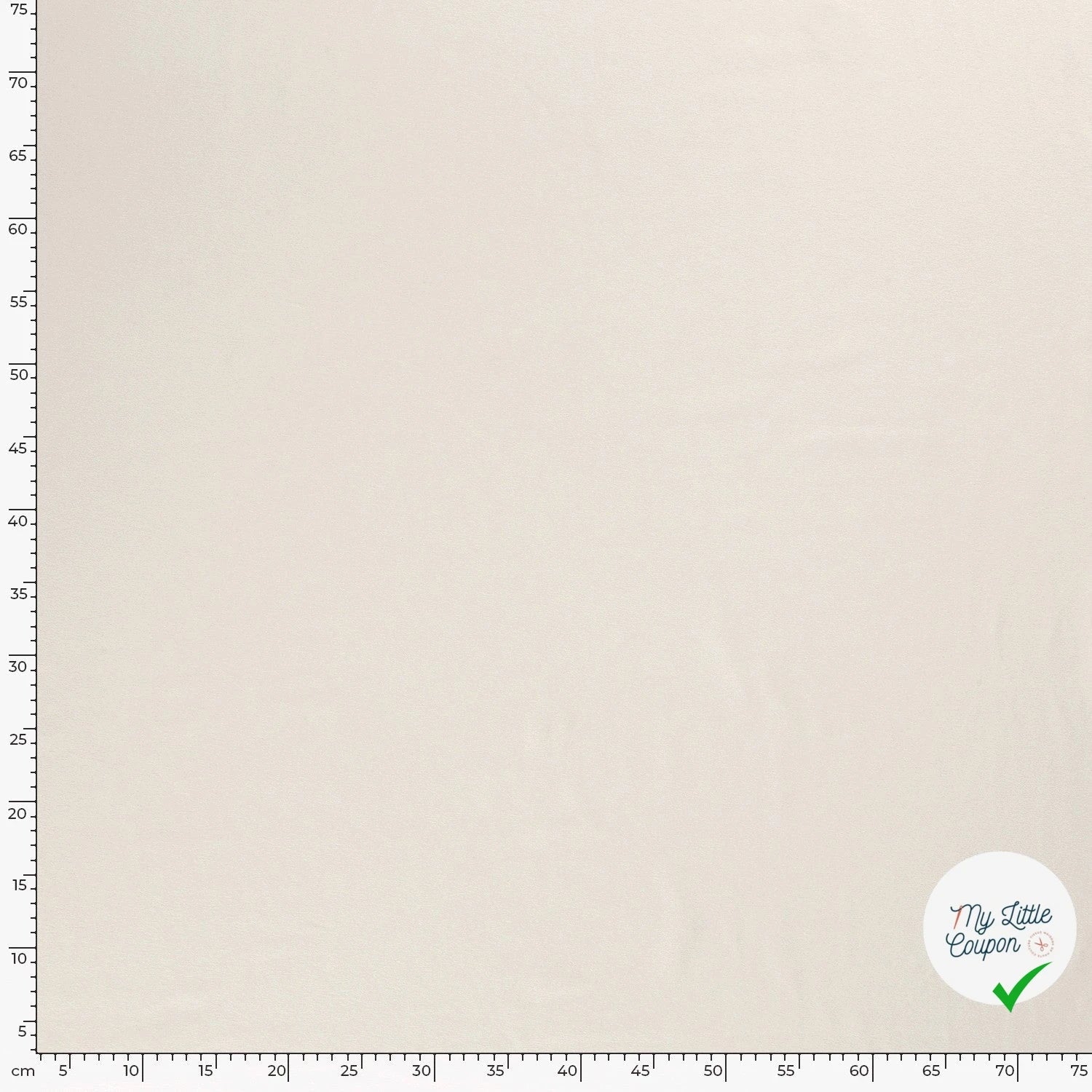 JERSEY DE COTON BELLE TENUE BLANC CASSÉ - My Little Coupon