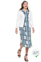 JERSEY DE COTON BELLE TENUE BLANC CASSÉ - My Little Coupon