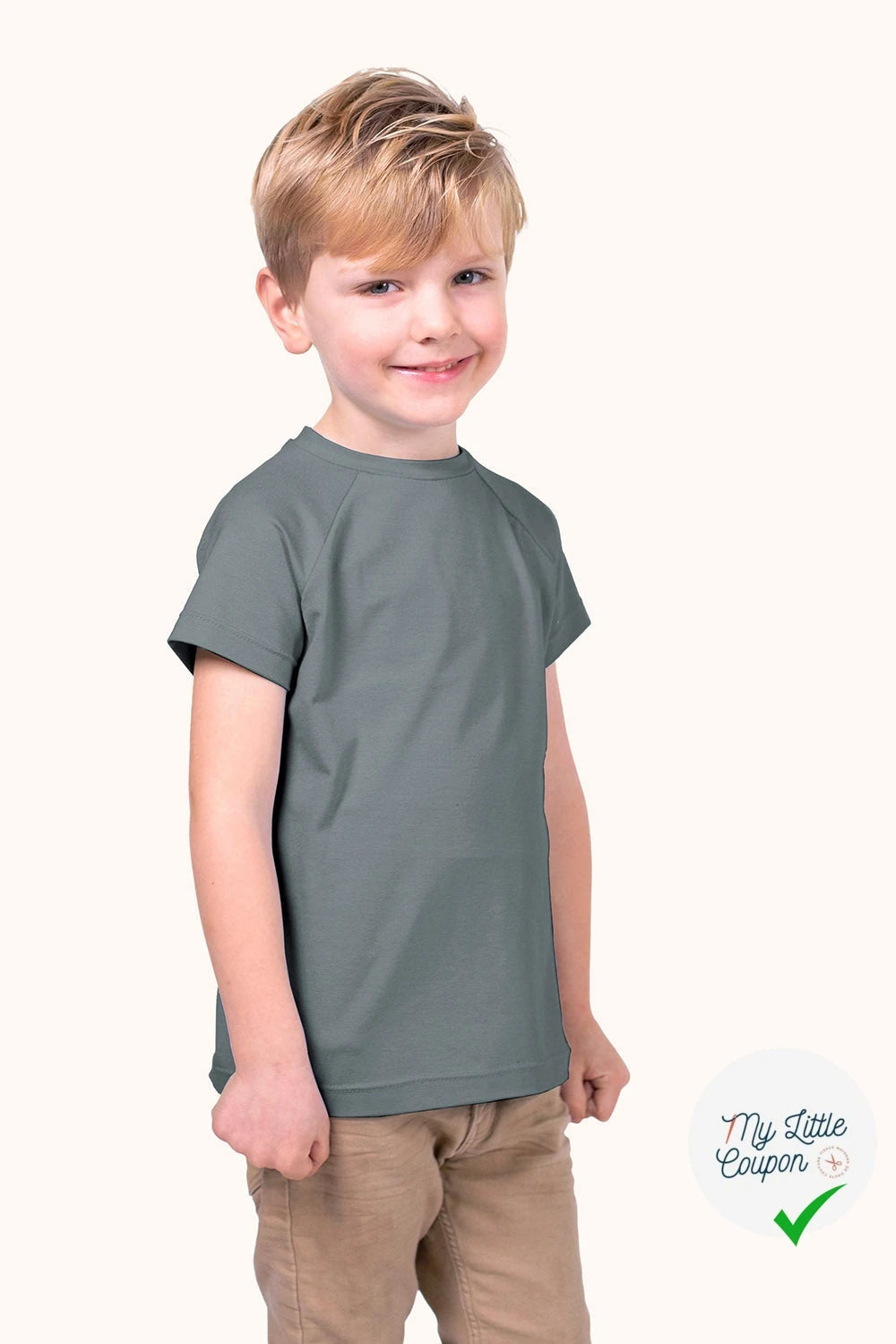 JERSEY DE COTON BELLE TENUE BLEU ACIER - My Little Coupon