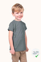 JERSEY DE COTON BELLE TENUE BLEU ACIER - My Little Coupon