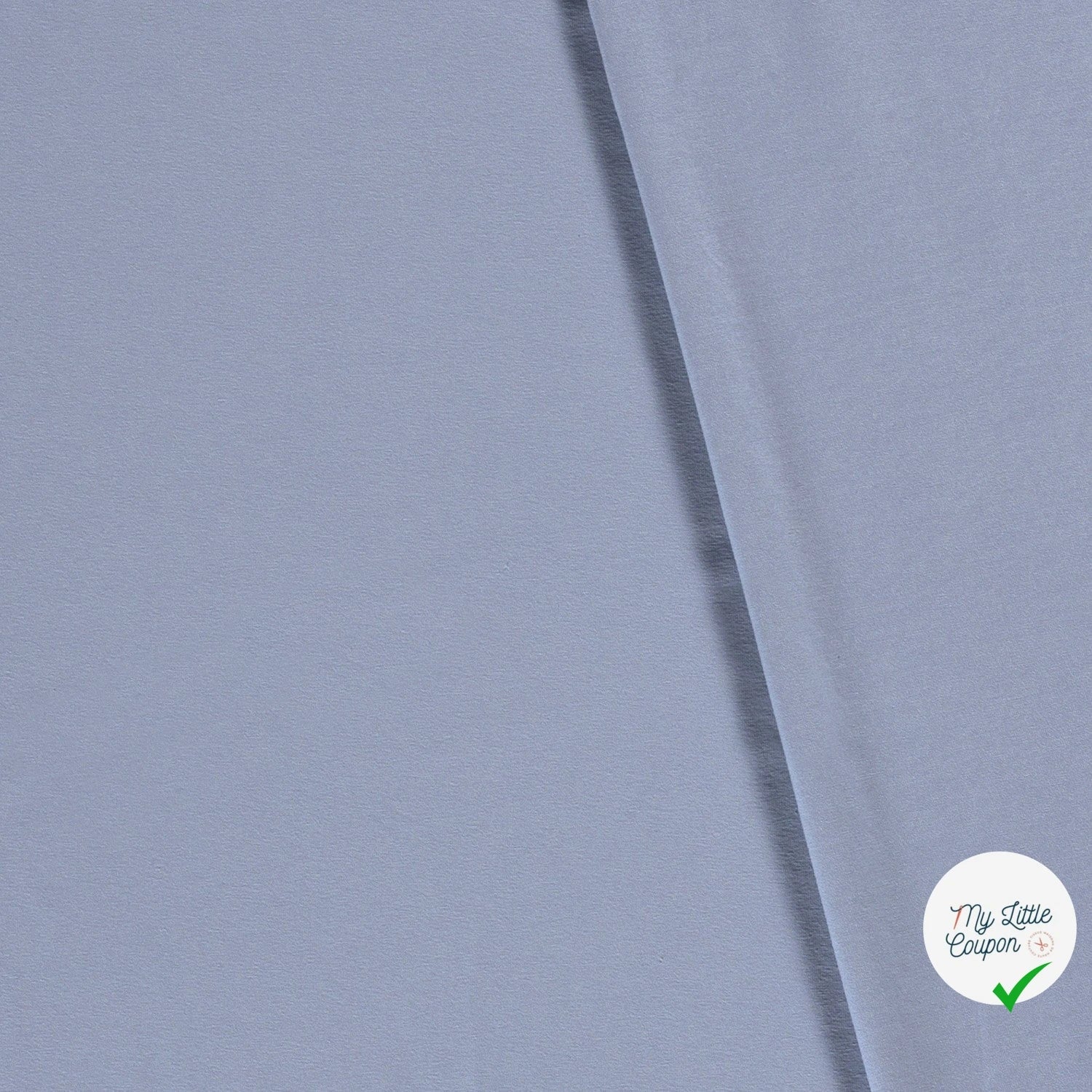 JERSEY DE COTON BELLE TENUE BLEU CIEL - My Little Coupon