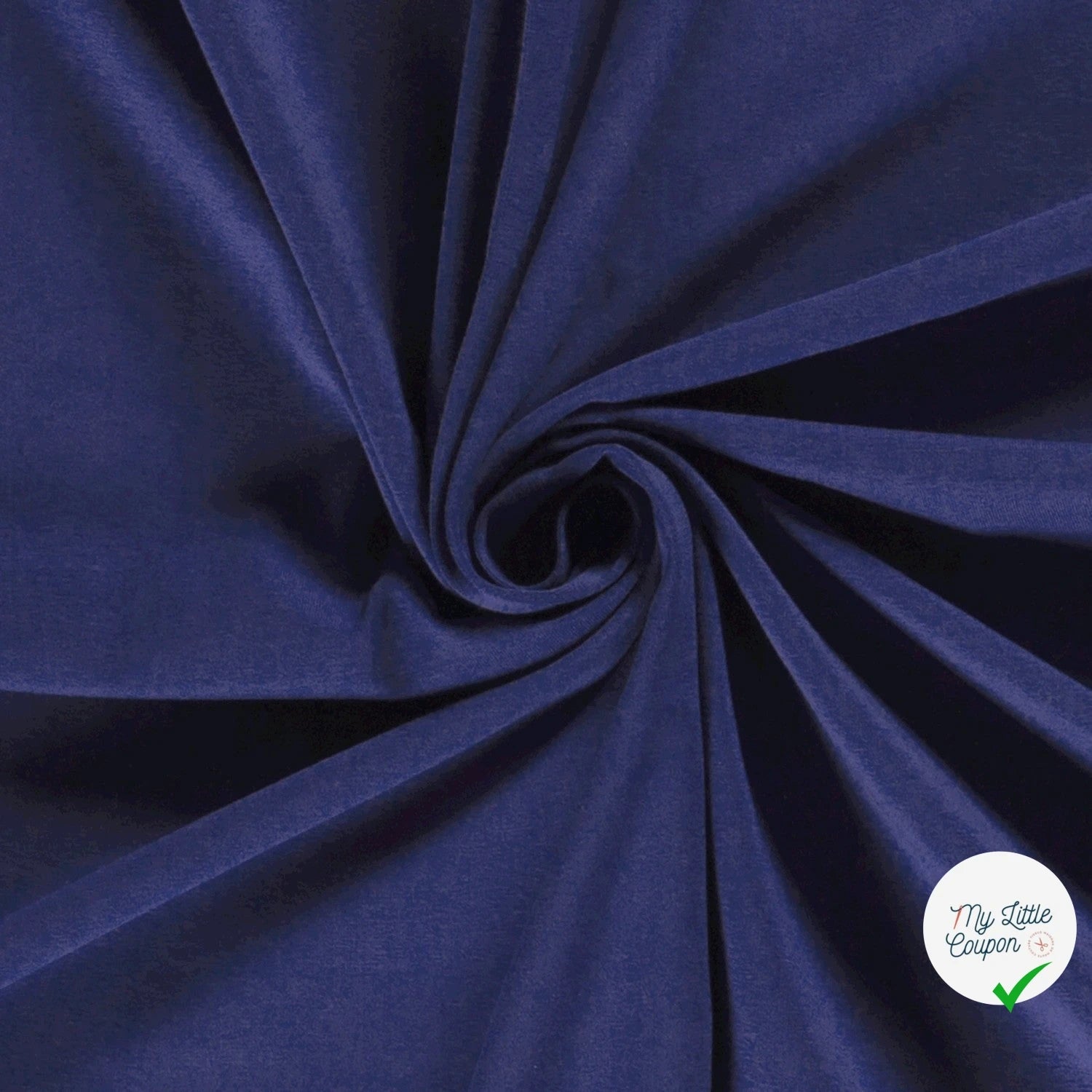 JERSEY DE COTON BELLE TENUE COBALT - My Little Coupon
