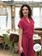 JERSEY DE COTON BELLE TENUE FRAMBOISE - My Little Coupon