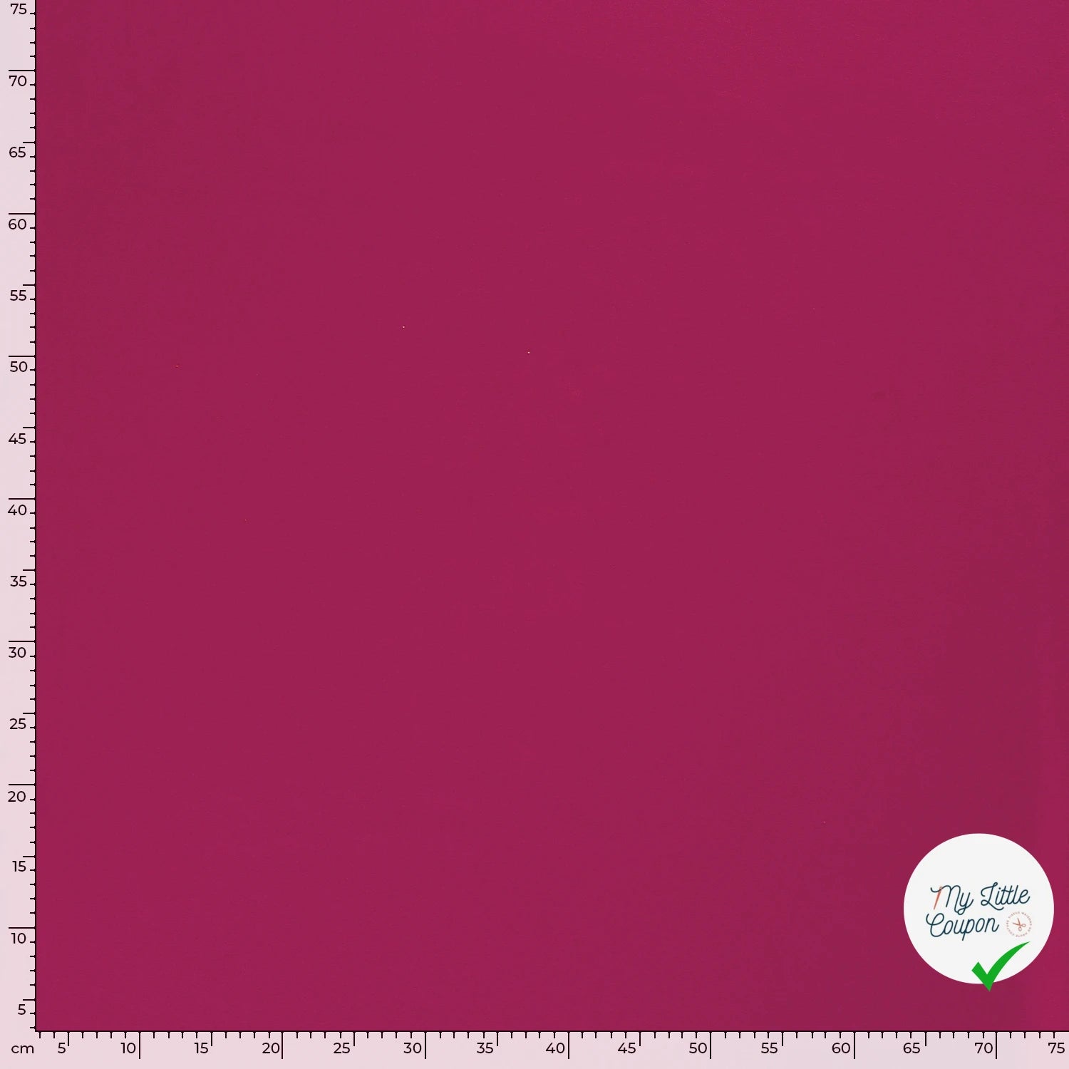 JERSEY DE COTON BELLE TENUE FUCHSIA - My Little Coupon
