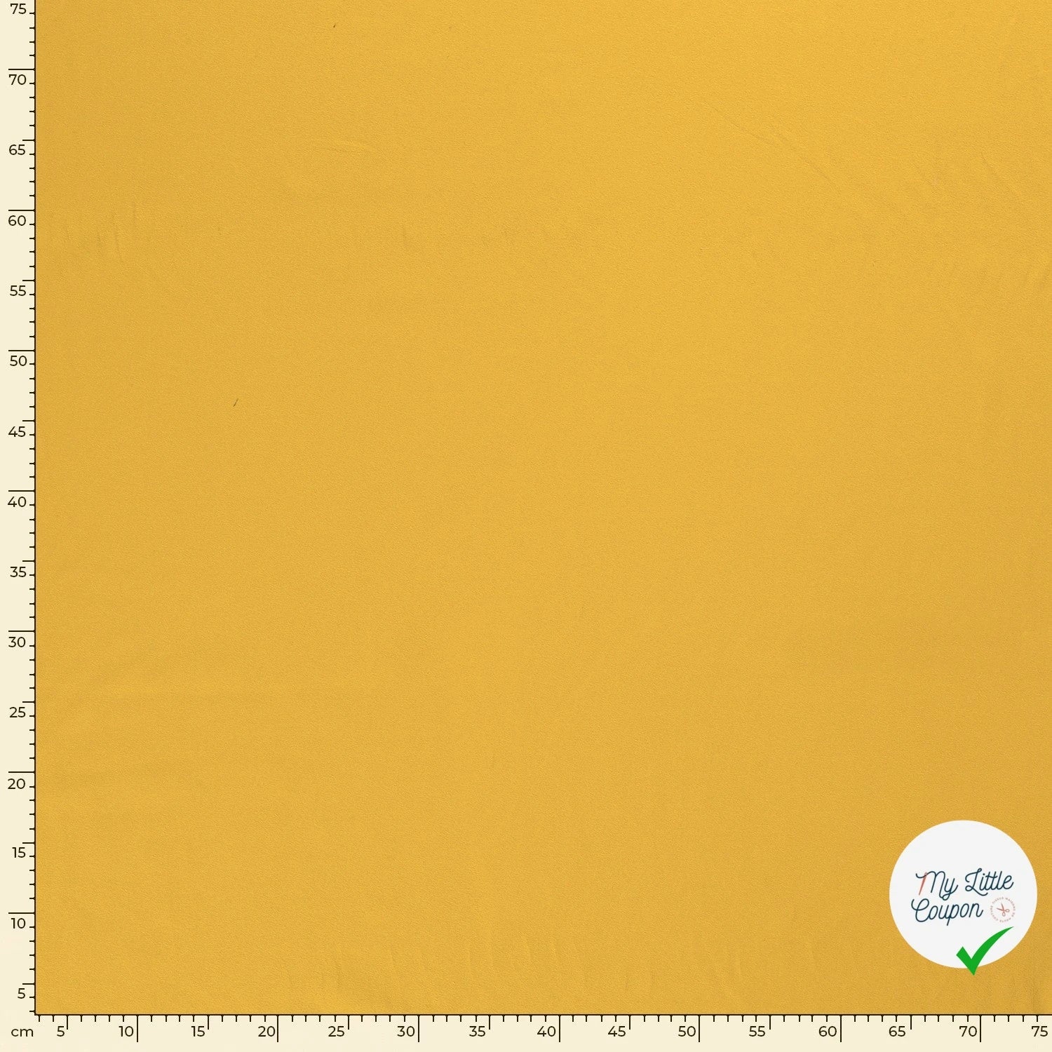 JERSEY DE COTON BELLE TENUE JAUNE BEURRE - My Little Coupon