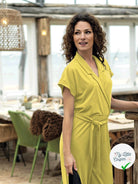 JERSEY DE COTON BELLE TENUE JAUNE CANARI - My Little Coupon