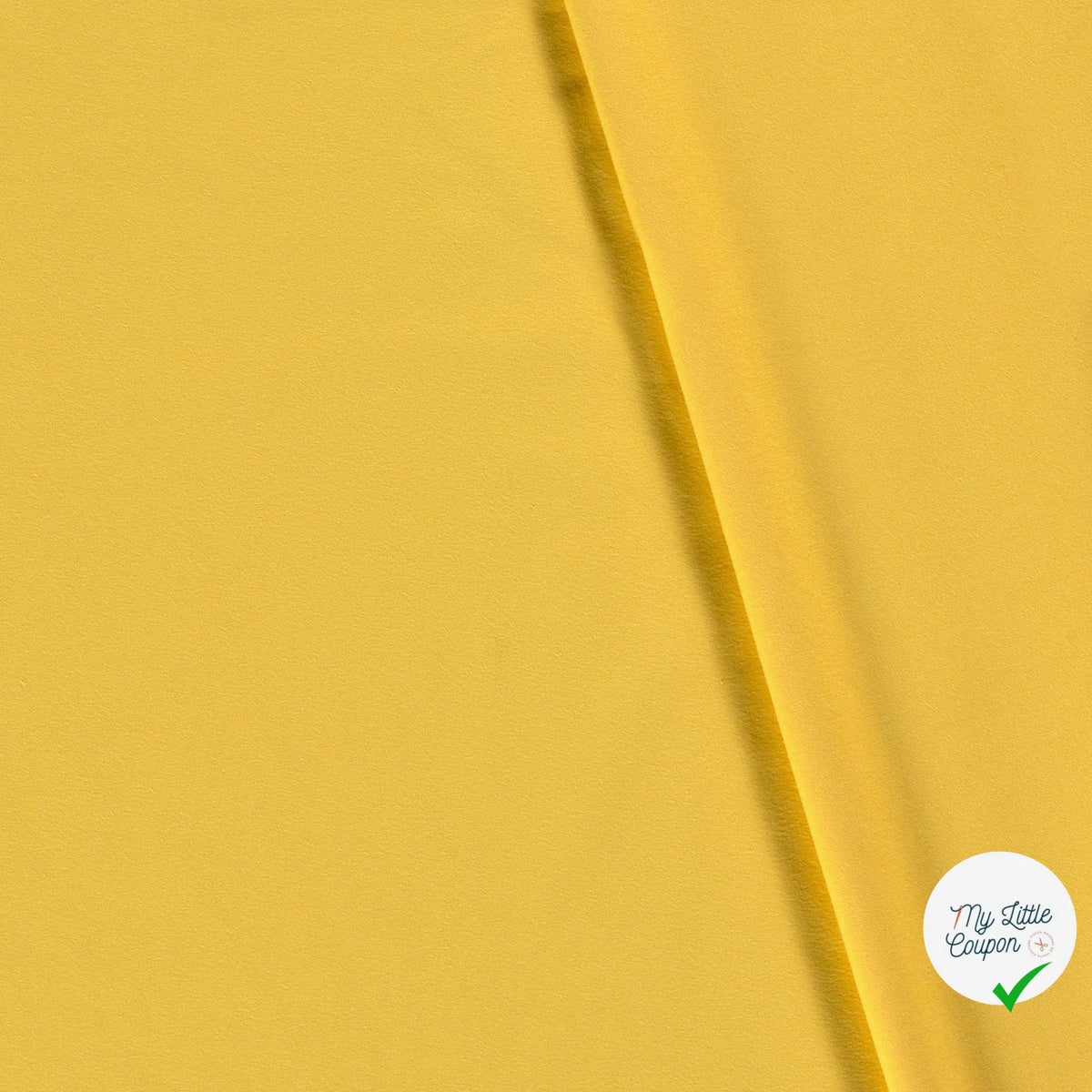 Jersey de coton belle tenue jaune