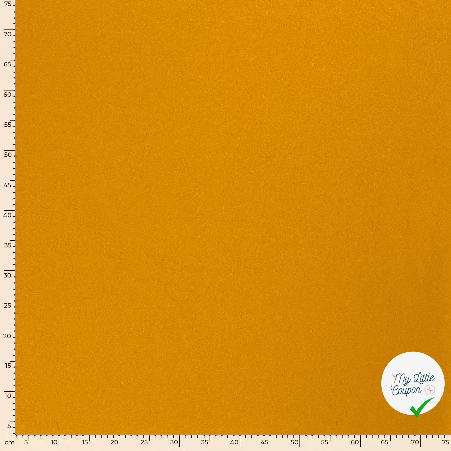JERSEY DE COTON BELLE TENUE OCRE - My Little Coupon