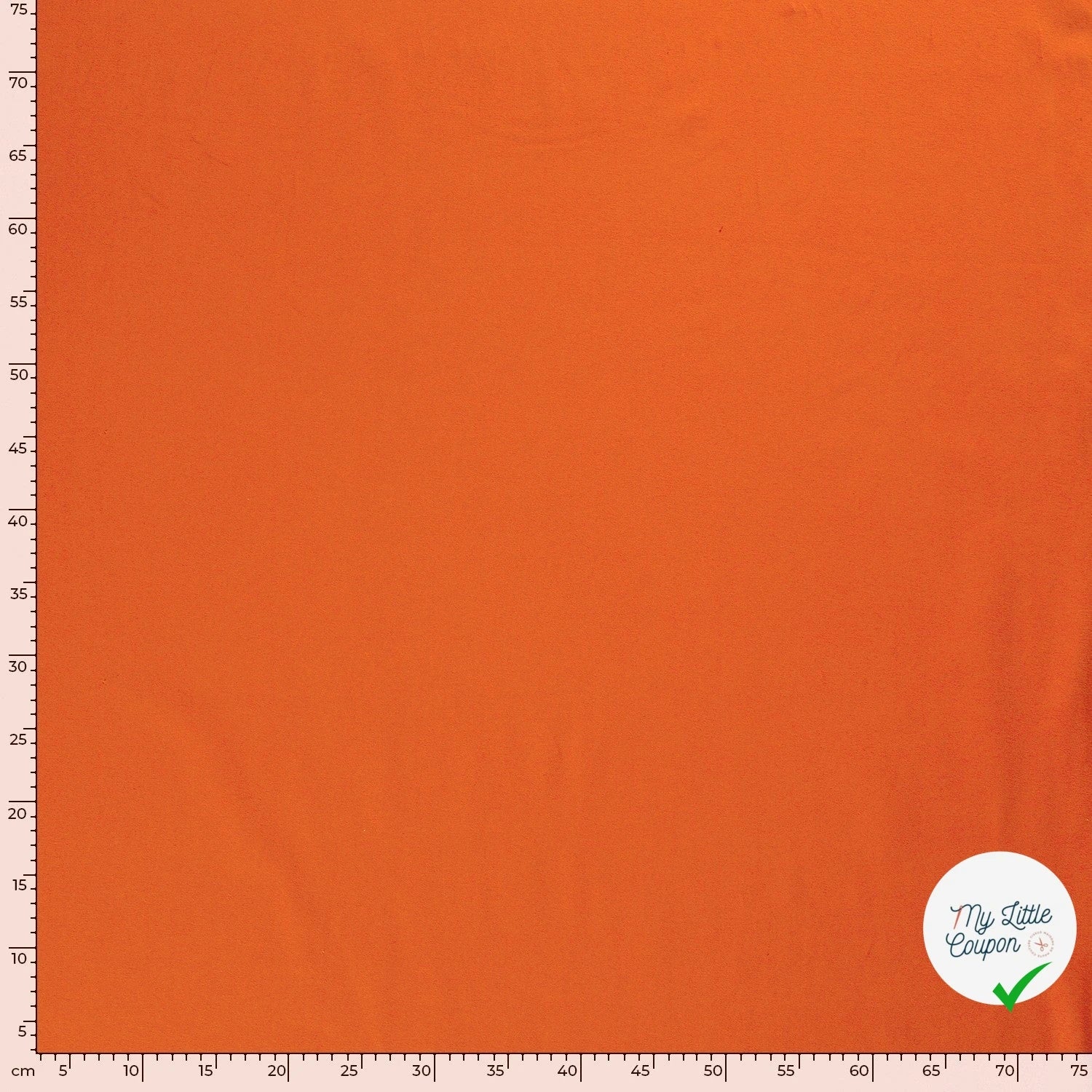 JERSEY DE COTON BELLE TENUE ORANGE - My Little Coupon