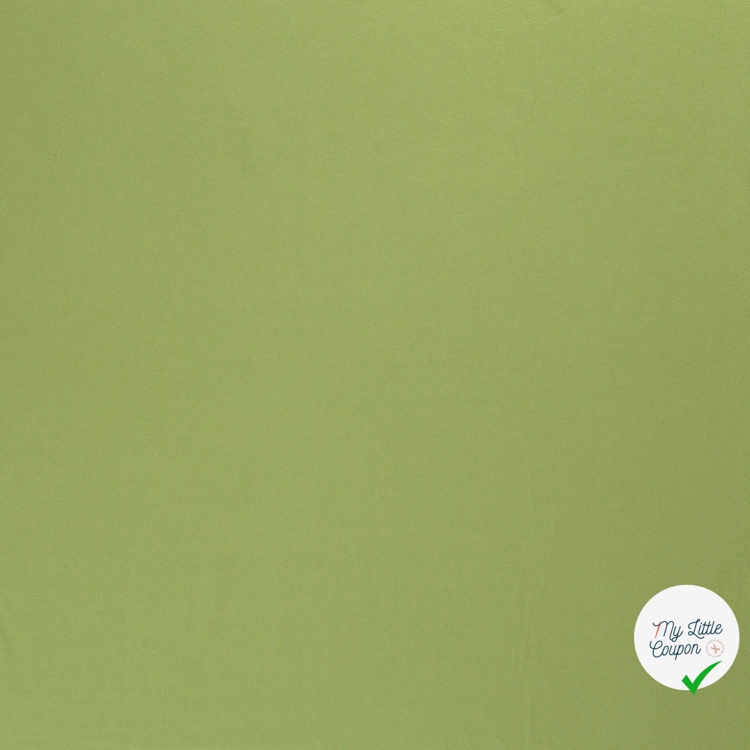JERSEY DE COTON BELLE TENUE POMME VERTE - My Little Coupon