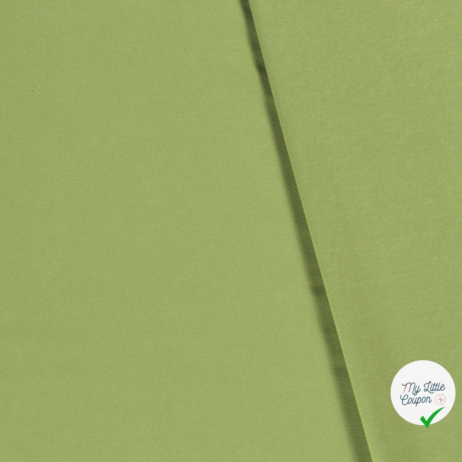 JERSEY DE COTON BELLE TENUE POMME VERTE - My Little Coupon