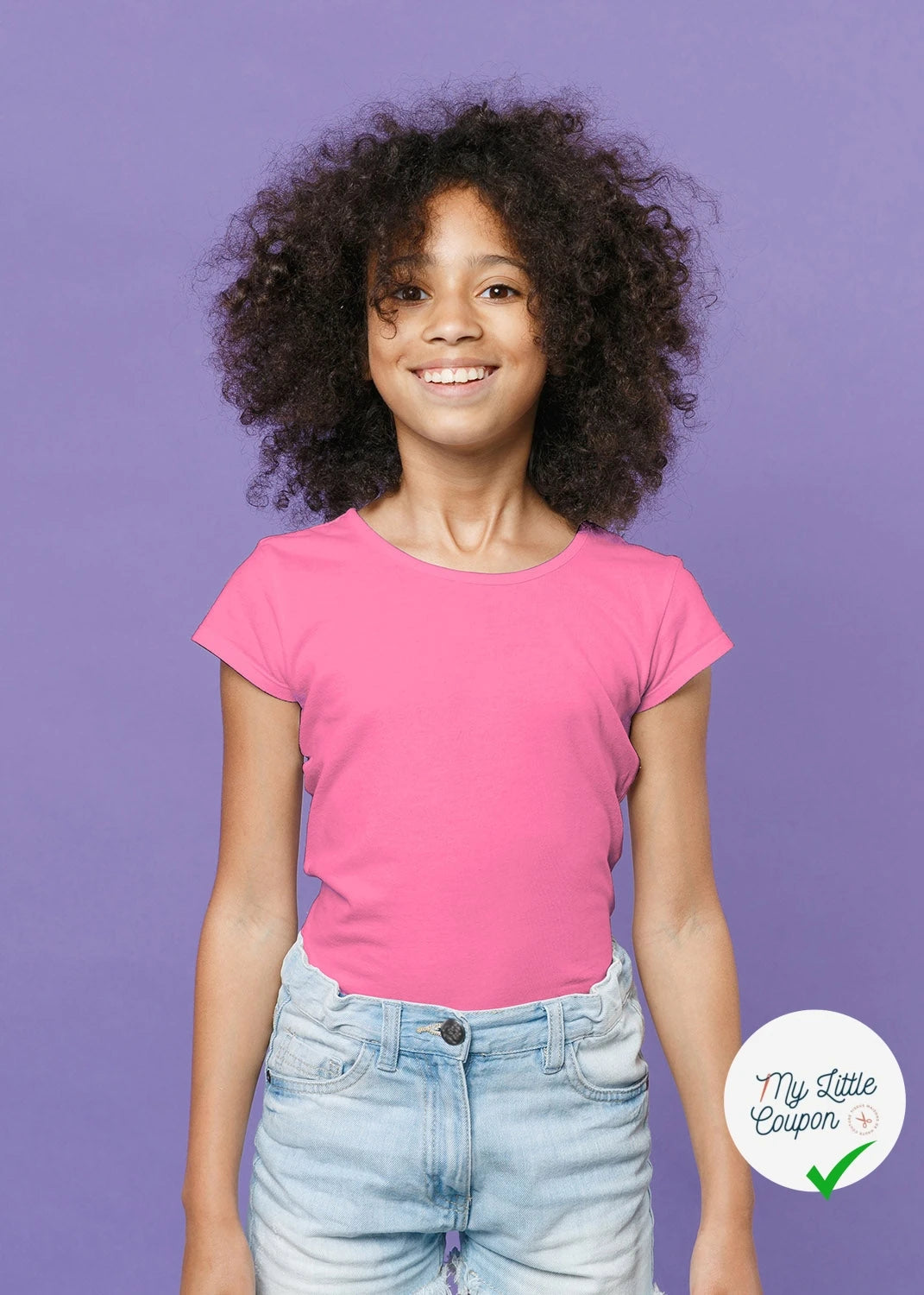 JERSEY DE COTON BELLE TENUE ROSE - My Little Coupon
