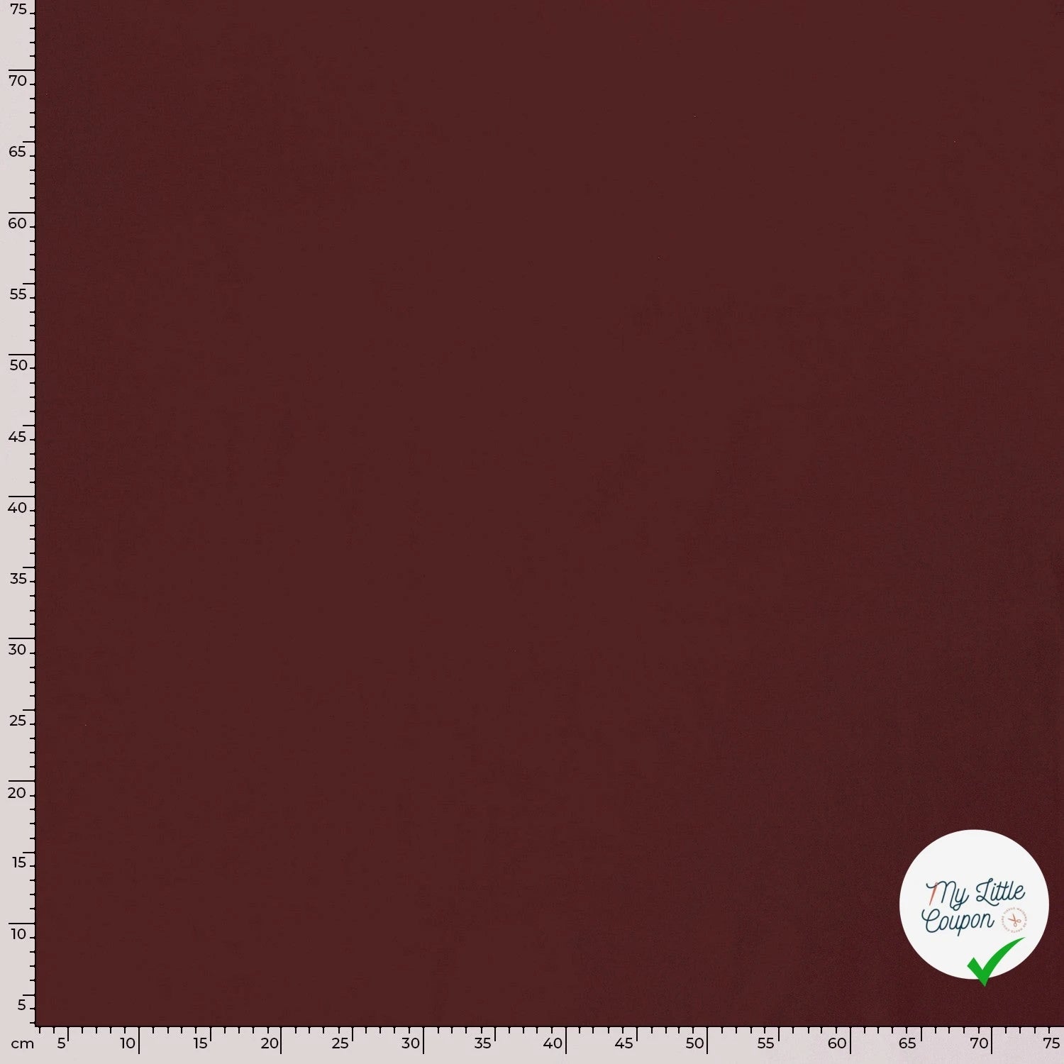 JERSEY DE COTON BELLE TENUE ROUGE CERISE - My Little Coupon