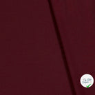 JERSEY DE COTON BELLE TENUE UNICOLORE BORDEAUX - My Little Coupon