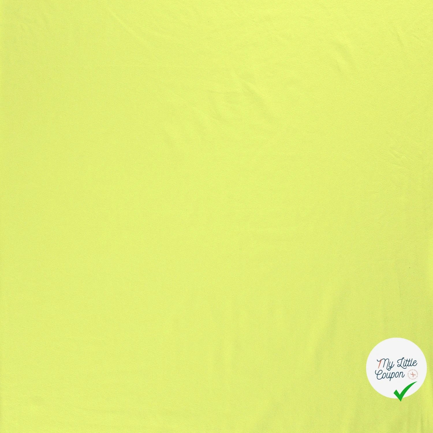 JERSEY DE COTON BELLE TENUE VERT CITRON - My Little Coupon