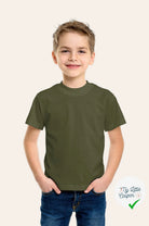 JERSEY DE COTON BELLE TENUE VERT KAKI - My Little Coupon