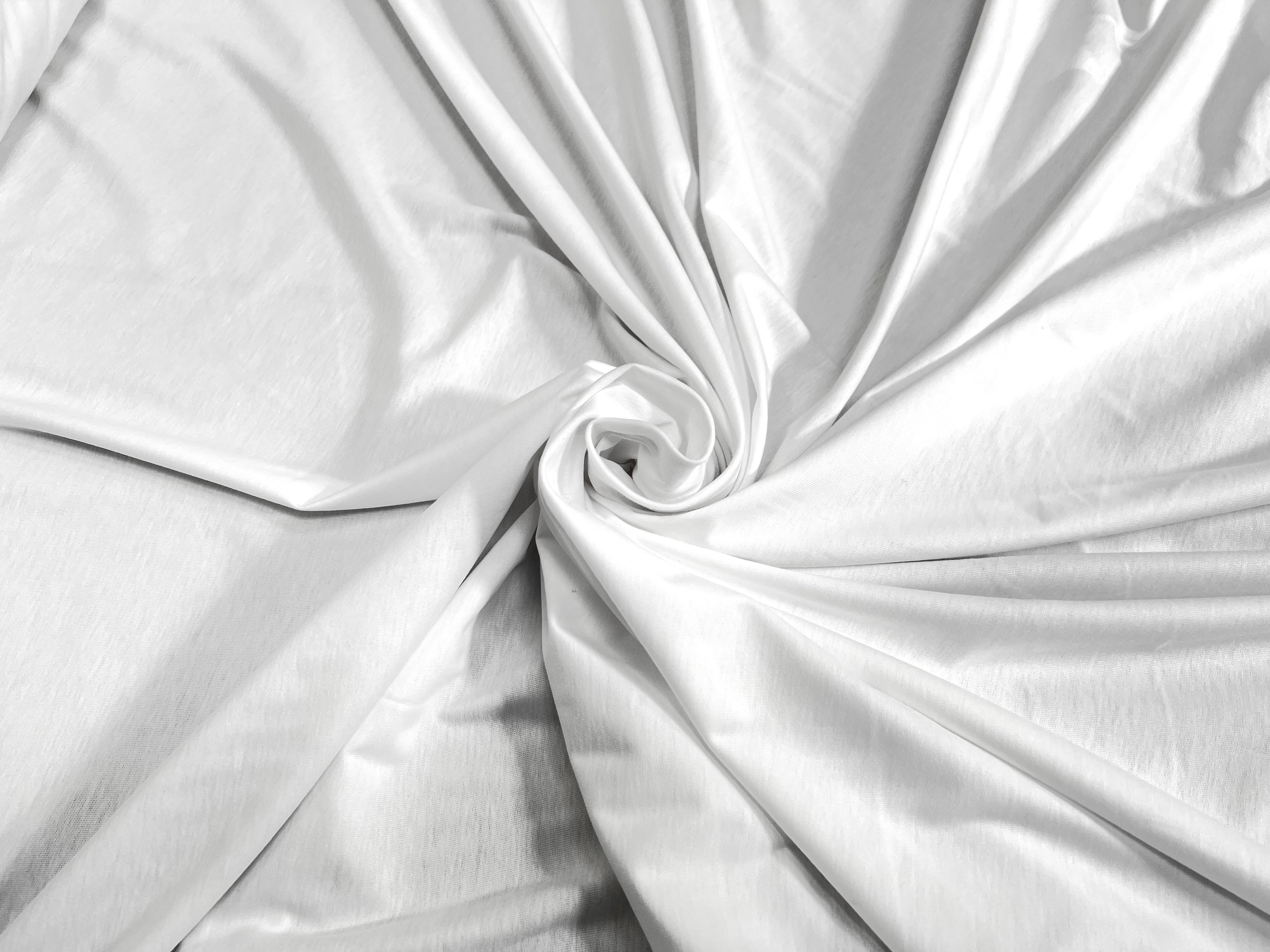 JERSEY DE COTON BLANC - My Little Coupon