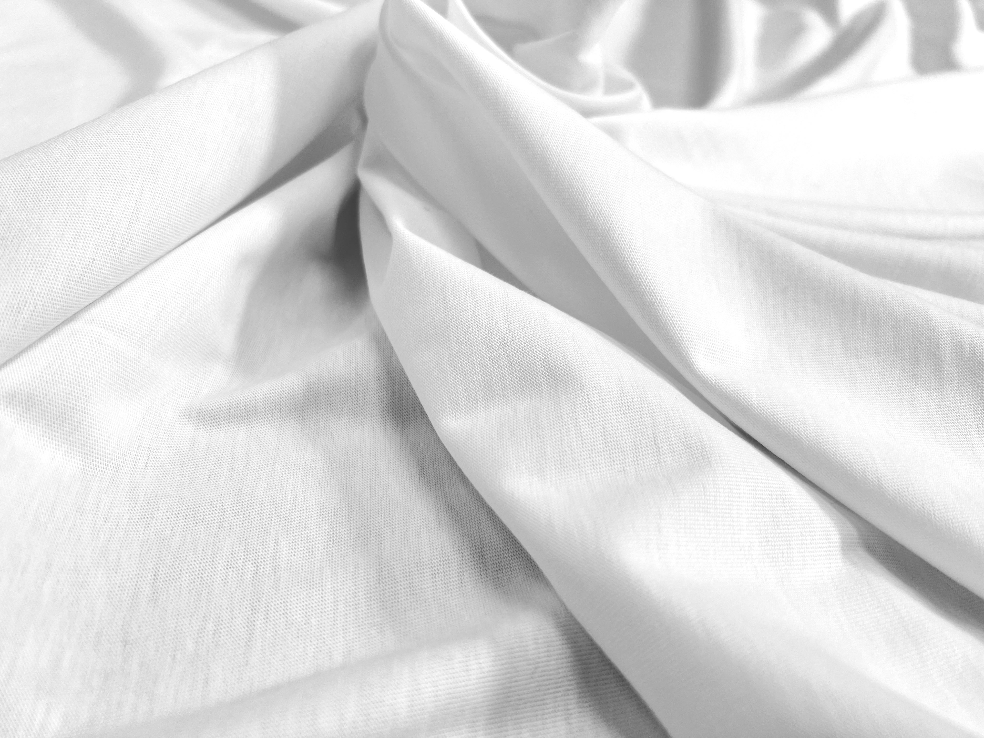 JERSEY DE COTON BLANC - My Little Coupon