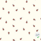 Jersey de coton coccinelles blanc cassé