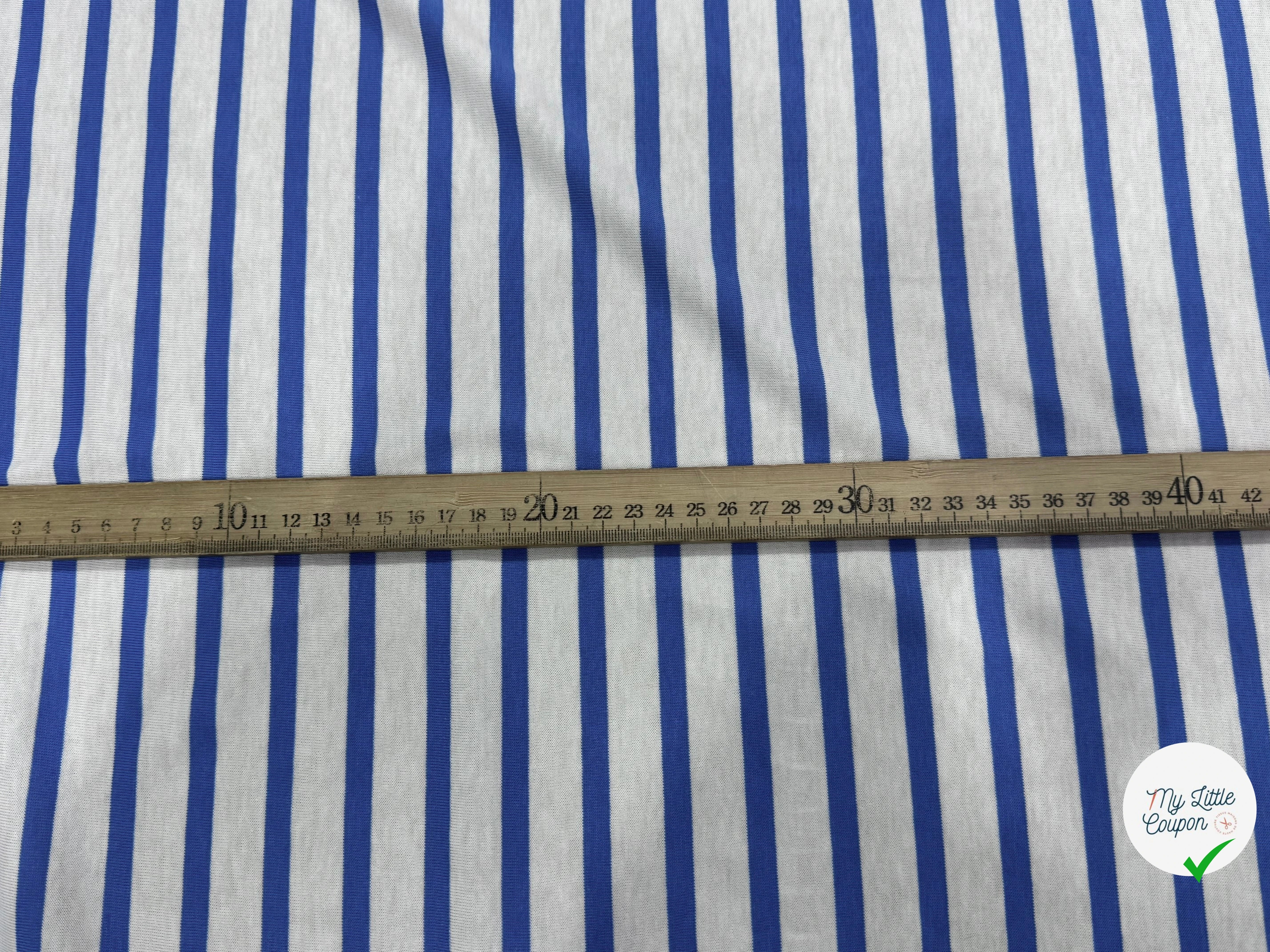 JERSEY DE COTON DOUX STRETCH NEIGE ET MER FABRICATION RÉGION DE TROYES 🇫🇷 - My Little Coupon