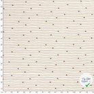 Jersey de coton escargots blanc cassé