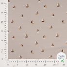 JERSEY DE COTON IMPRIMÉ BATEAUX FOND SABLE - My Little Coupon