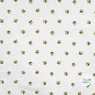 JERSEY DE COTON IMPRIMÉ BEES ECRU - My Little Coupon